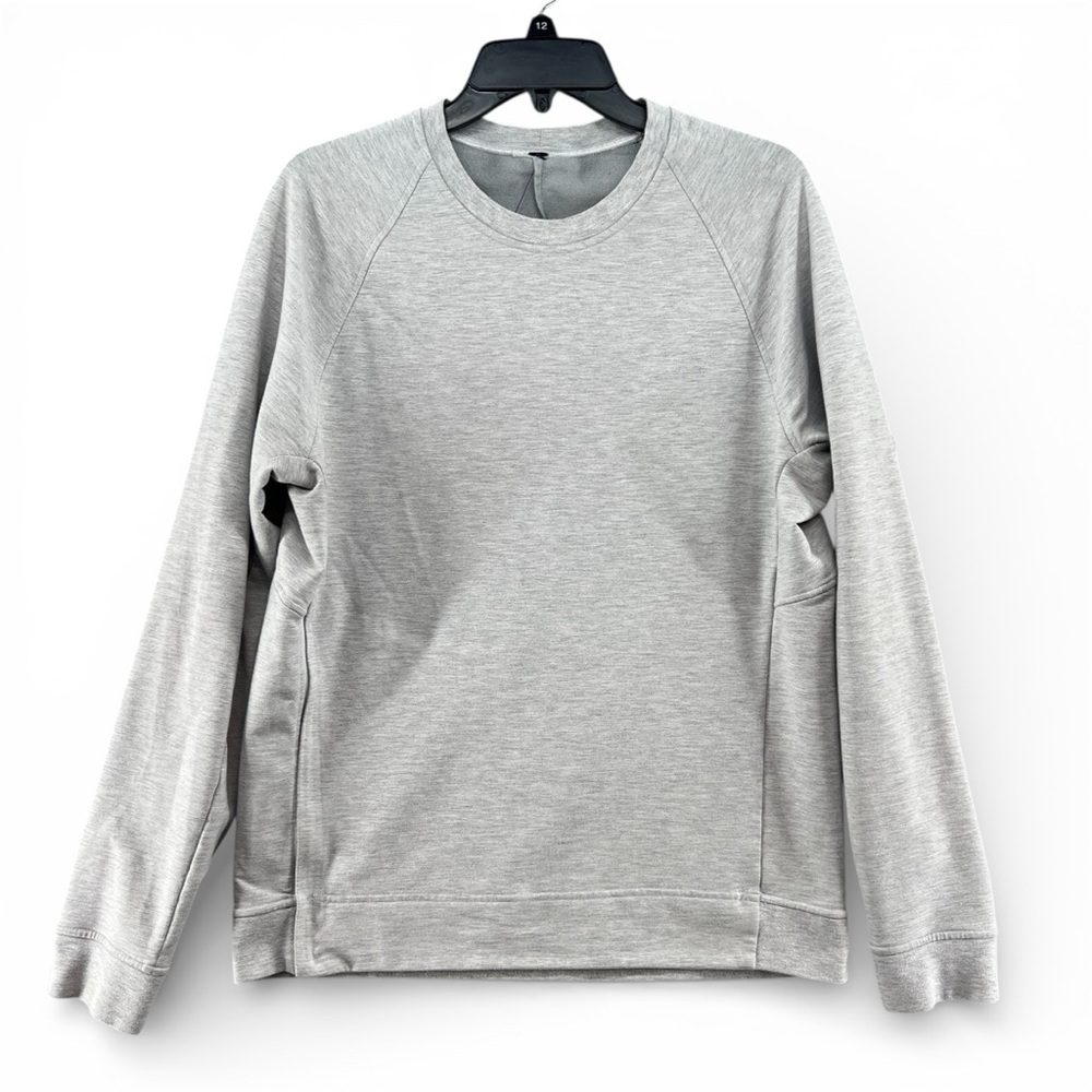 Lululemon Sweatshirt Women Gray Size S Long Sleeve Side Zip Pocket - Picture 2 of 8